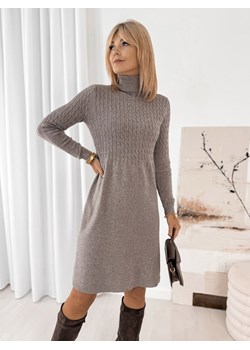 sukienka alloway ciemnobeżowa one size ze sklepu UBRA w kategorii Sukienki - zdjęcie 186247191