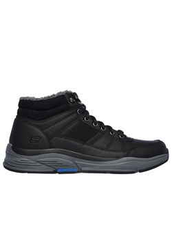 Buty męskie Skechers Benago Voren 66199BLK - czarne ze sklepu streetstyle24.pl w kategorii Buty zimowe męskie - zdjęcie 186247224