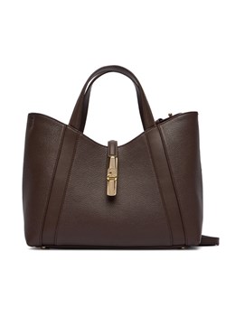 Torebka Furla Goccia Shopper Bag S WB01789 BX3353 KH 2460S Brązowy ze sklepu eobuwie.pl w kategorii Torby Shopper bag - zdjęcie 186247314