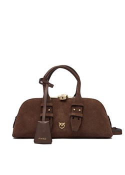 PINKO Torebka Bowling Bag Baguette AI 25-26 PLTT 105334 A2JH Brązowy ze sklepu MODIVO w kategorii Torebki damskie - zdjęcie 186247761