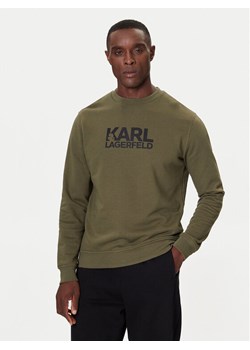KARL LAGERFELD Bluza 705091 554917 Zielony Regular Fit - id: 0000305654359 - marki Karl Lagerfeld - 186247771 KARL LAGERFELD Bluza 705091 554917 Zielony Regular Fit ze sklepu MODIVO w kategorii Bluzy męskie - zdjęcie 186247771