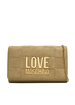 LOVE MOSCHINO Torebka JC4127PP0NKB110A Beżowy ze sklepu MODIVO w kategorii Kopertówki - zdjęcie 186247781