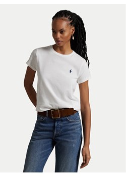 Polo Ralph Lauren T-Shirt 211898698005 Biały Regular Fit - id: 0000303187392 - marki Polo Ralph Lauren - 186247784 Polo Ralph Lauren T-Shirt 211898698005 Biały Regular Fit ze sklepu MODIVO w kategorii Bluzki damskie - zdjęcie 186247784