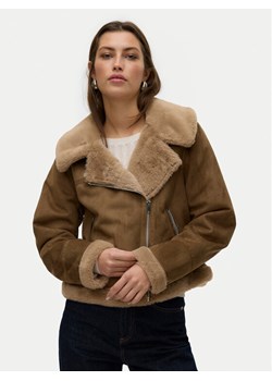 Vero Moda Kożuch Peggy 10290150 Brązowy Regular Fit ze sklepu MODIVO w kategorii Kożuchy - zdjęcie 186247841