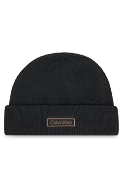 Calvin Klein Czapka LV04D8058G Czarny ze sklepu MODIVO w kategorii Czapki zimowe męskie - zdjęcie 186247871