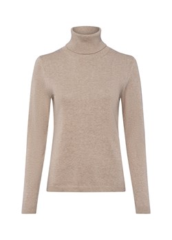 brookshire Sweter damski z dzianiny Kobiety Bawełna beżowy marmurkowy ze sklepu vangraaf w kategorii Swetry damskie - zdjęcie 186249161