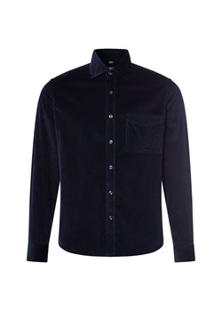 Nils Sundström Męska koszula sztruksowa Mężczyźni Regular Fit Bawełna granatowy jednolity - id: 785577-0005-09920 - marki Nils Sundström - 186249184 Nils Sundström Męska koszula sztruksowa Mężczyźni Regular Fit Bawełna granatowy jednolity ze sklepu vangraaf w kategorii Koszule męskie - zdjęcie 186249184