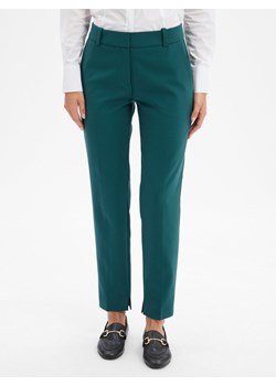 HUGO Spodnie - Hetana Kobiety jodłowy jednolity ze sklepu vangraaf w kategorii Spodnie damskie - zdjęcie 186249194