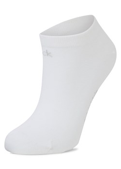 Calvin Klein Damskie skarpetki do trampek w 3-paku Kobiety biały jednolity ze sklepu vangraaf w kategorii Skarpetki damskie - zdjęcie 186249303
