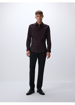 Reserved - Bawełniana koszula slim fit - bordowy - id: 7461Z-83X - marki Reserved - 186251104 Reserved - Bawełniana koszula slim fit - bordowy ze sklepu Reserved w kategorii Koszule męskie - zdjęcie 186251104