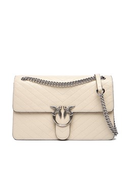 Torebka PINKO Love One Light Classic AI 25-26 PLTT 106174 A2JC Beżowy ze sklepu eobuwie.pl w kategorii Listonoszki - zdjęcie 186252212