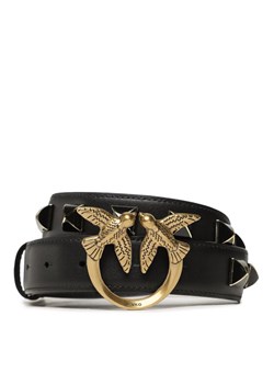 Pasek Damski Pinko Love Berry H3 Belt PE 23 PLT01 100125 A0R6 Czarny ze sklepu eobuwie.pl w kategorii Paski damskie - zdjęcie 186252222