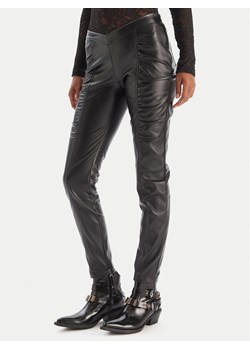 PINKO Spodnie z imitacji skóry Panelle 105375 A2P5 Czarny Slim Fit - id: 0000305483195 - marki Pinko - 186252544 PINKO Spodnie z imitacji skóry Panelle 105375 A2P5 Czarny Slim Fit ze sklepu MODIVO w kategorii Spodnie damskie - zdjęcie 186252544