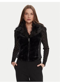 Guess Bezrękawnik W5BL0I KCP70 Czarny Regular Fit ze sklepu MODIVO w kategorii Kamizelki damskie - zdjęcie 186252553