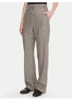 Marella Spodnie materiałowe Elodia 2523136071 Szary Regular Fit ze sklepu MODIVO w kategorii Spodnie damskie - zdjęcie 186252582