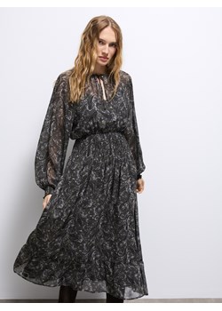 Mohito - Szyfonowa sukienka maxi we wzory - zielony ze sklepu Mohito w kategorii Sukienki - zdjęcie 186253363