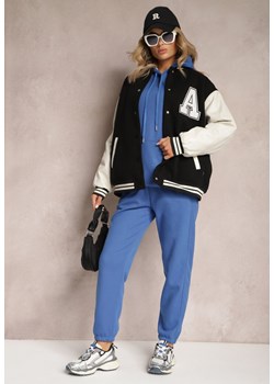 Niebieski 2-częściowy Komplet Dresowy z Bluzą i Spodniami Orifira ze sklepu renee.pl w kategorii Komplety i garnitury damskie - zdjęcie 186254610