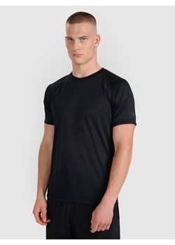 Męska koszulka do biegania 4F 4FWAW25TFTSM1499 - czarna ze sklepu Sportstylestory.com w kategorii T-shirty męskie - zdjęcie 186254820