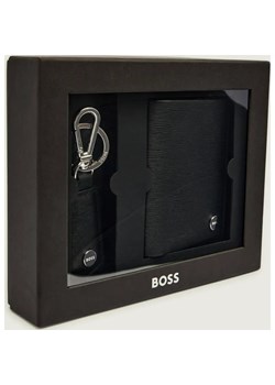 BOSS BLACK Skórzany portfel + brelok GBBM_Bifold&Keyring ze sklepu Gomez Fashion Store w kategorii Portfele męskie - zdjęcie 186255001