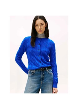 Tommy Hilfiger Wełniany kardigan | Regular Fit - id: TH255W000272F38 - marki Tommy Hilfiger - 186255072 Tommy Hilfiger Wełniany kardigan | Regular Fit ze sklepu Gomez Fashion Store w kategorii Swetry damskie - zdjęcie 186255072