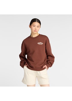 Bluza damska New Balance WT53516ROK – brązowa ze sklepu New Balance Poland w kategorii Bluzy damskie - zdjęcie 186257574