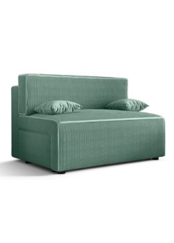 Miętowa tapicerowana sofa rozkładana M1-P69 - id: 53071 - marki Elior - 186258342 Miętowa tapicerowana sofa rozkładana M1-P69 ze sklepu Edinos.pl w kategorii Sofy i kanapy - zdjęcie 186258342
