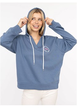 Zwillingsherz Bluza &quot;Smile Everyday Enjoy&quot; w kolorze niebieskim ze sklepu Limango Polska w kategorii Bluzy damskie - zdjęcie 186258652