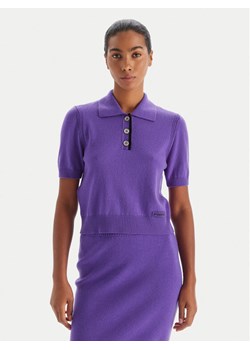 PINKO Sweter Gorgona 105450 A2Q9 Fioletowy Regular Fit ze sklepu MODIVO w kategorii Swetry damskie - zdjęcie 186258773