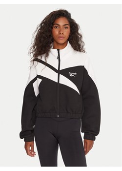 Reebok Bluza RK25139CCW Czarny Regular Fit ze sklepu MODIVO w kategorii Bluzy damskie - zdjęcie 186258803