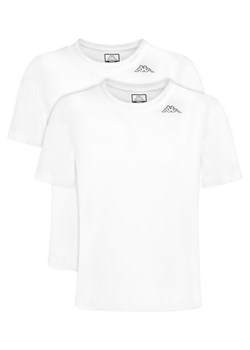 Kappa Komplet 2 t-shirtów Logo Alyce 322564W Biały Regular Fit ze sklepu MODIVO w kategorii Bluzki damskie - zdjęcie 186258824