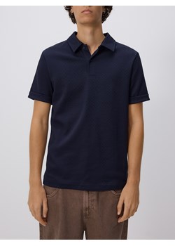 Reserved - Koszulka polo regular fit - granatowy ze sklepu Reserved w kategorii T-shirty męskie - zdjęcie 186259672