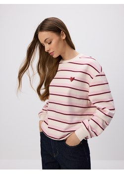 Reserved - Bluza z drobnym haftem - pastelowy róż ze sklepu Reserved w kategorii Bluzy damskie - zdjęcie 186260000