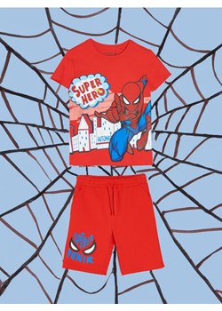 Sinsay - Komplet: koszulka i szorty Spiderman - czerwony ze sklepu Sinsay w kategorii Komplety chłopięce - zdjęcie 186261891