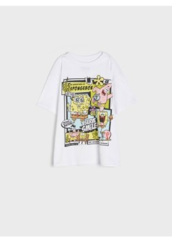 Sinsay - Koszulka SpongeBob - biały ze sklepu Sinsay w kategorii T-shirty chłopięce - zdjęcie 186261972