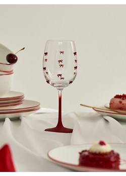 Sinsay - Kieliszek ze zdobieniem - czerwony ze sklepu Sinsay w kategorii Kieliszki - zdjęcie 186262013