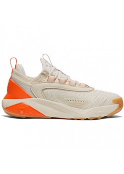 Damskie buty treningowe crossfit Under Armour UA W Project Rock 7 - beżowe ze sklepu Sportstylestory.com w kategorii Buty sportowe damskie - zdjęcie 186263001