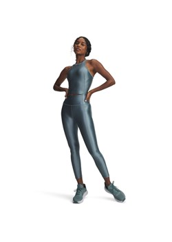 Damskie legginsy treningowe Under Armour UA Motion Shine - niebieskie ze sklepu Sportstylestory.com w kategorii Spodnie damskie - zdjęcie 186263181