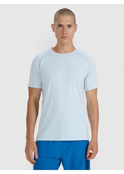 Męska koszulka do biegania 4F 4FWAW25TFTSM1506 - niebieska ze sklepu Sportstylestory.com w kategorii T-shirty męskie - zdjęcie 186263450