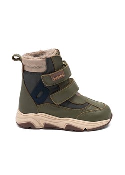 bisgaard Skórzane botki "Marius" w kolorze zielonym ze sklepu Limango Polska w kategorii Buty zimowe dziecięce - zdjęcie 186264401