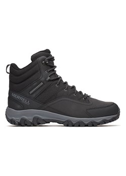 Merrell Skórzane botki turystyczne &quot;Thermo Akita Mid&quot; w kolorze czarnym ze sklepu Limango Polska w kategorii Buty trekkingowe męskie - zdjęcie 186264433