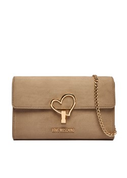 Torebka LOVE MOSCHINO JC4327PP0NKX0105 Beżowy ze sklepu eobuwie.pl w kategorii Kopertówki - zdjęcie 186264830
