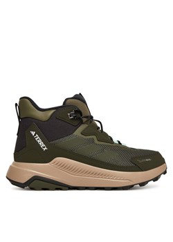 Trekkingi adidas Terrex Anylander CLIMAWARM+ JQ9951 Khaki ze sklepu eobuwie.pl w kategorii Buty trekkingowe damskie - zdjęcie 186264910