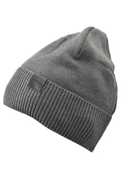 Męska Zimowa Czapka Szara z polarem - L/XL 2MORO ST-539B ze sklepu Stylion w kategorii Zegarki - zdjęcie 186265594