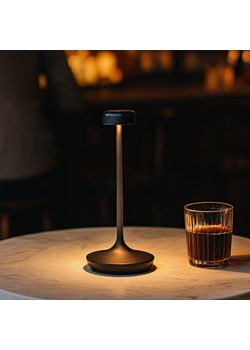 Lampa akumulatorowa stołowa bezprzewodowa DECA w kolorze czarnym matowym 6 sztuk/komplet ze sklepu Lysne w kategorii Lampy stołowe - zdjęcie 186266324