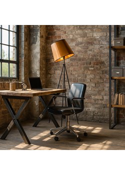 Czarno-miedziana lampa stojąca w stylu industrialnym OSLO MIRROR ze sklepu Lysne w kategorii Lampy podłogowe - zdjęcie 186266330