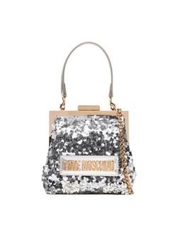 Torebka LOVE MOSCHINO JC4146PP0NKK190A Srebrny ze sklepu eobuwie.pl w kategorii Kopertówki - zdjęcie 186266784