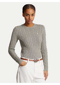 Polo Ralph Lauren Sweter Julianna 211943903001 Szary Regular Fit ze sklepu MODIVO w kategorii Swetry damskie - zdjęcie 186267374