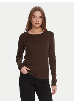 United Colors Of Benetton Bluzka 3GA2E16F9 Brązowy Regular Fit ze sklepu MODIVO w kategorii Bluzki damskie - zdjęcie 186267401
