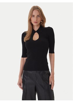 KAOS Sweter RI1NT053 0001 Czarny Regular Fit ze sklepu MODIVO w kategorii Swetry damskie - zdjęcie 186267461