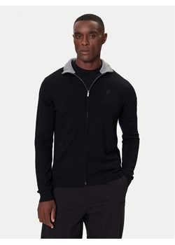KARL LAGERFELD Kardigan 655004 554399 Czarny Slim Fit ze sklepu MODIVO w kategorii Swetry męskie - zdjęcie 186267494